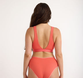 Core Rib Plunge Bralette