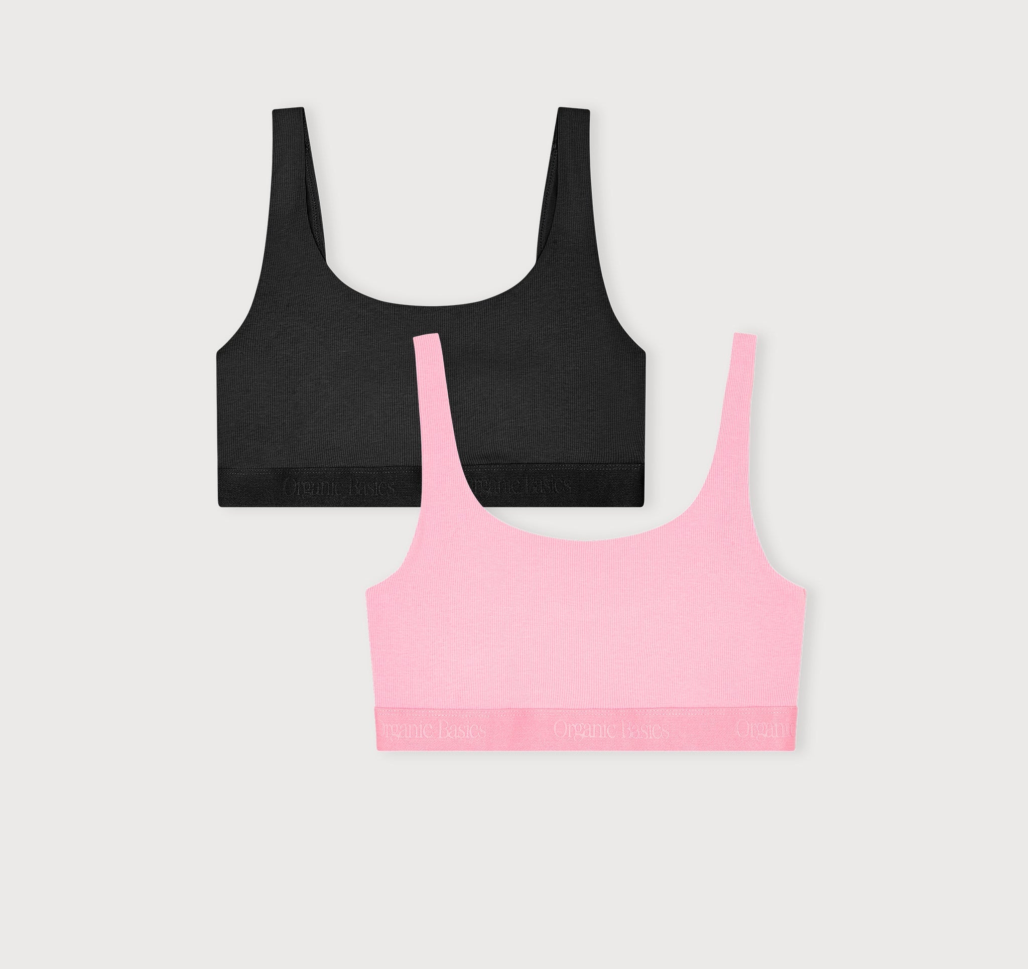 Core Rib Tank Bralette 2-Pack