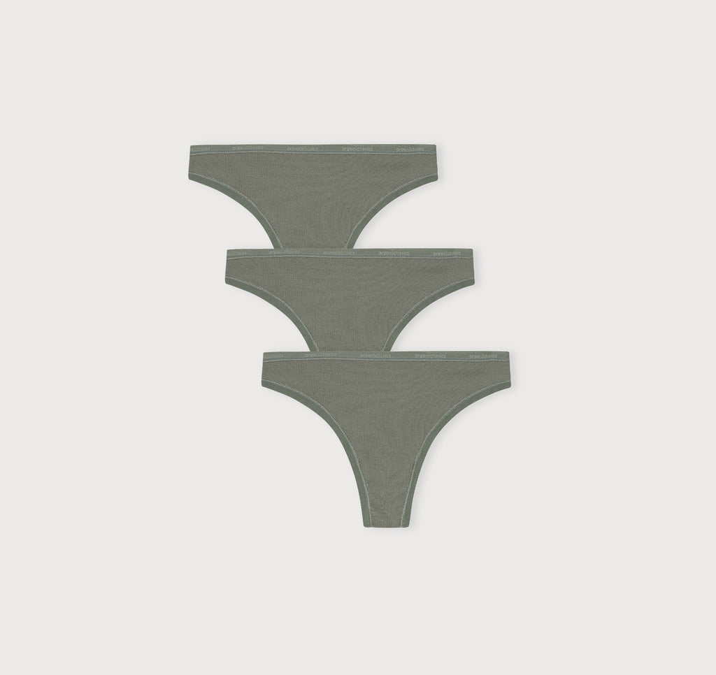 Core Rib Thong 3-Pack