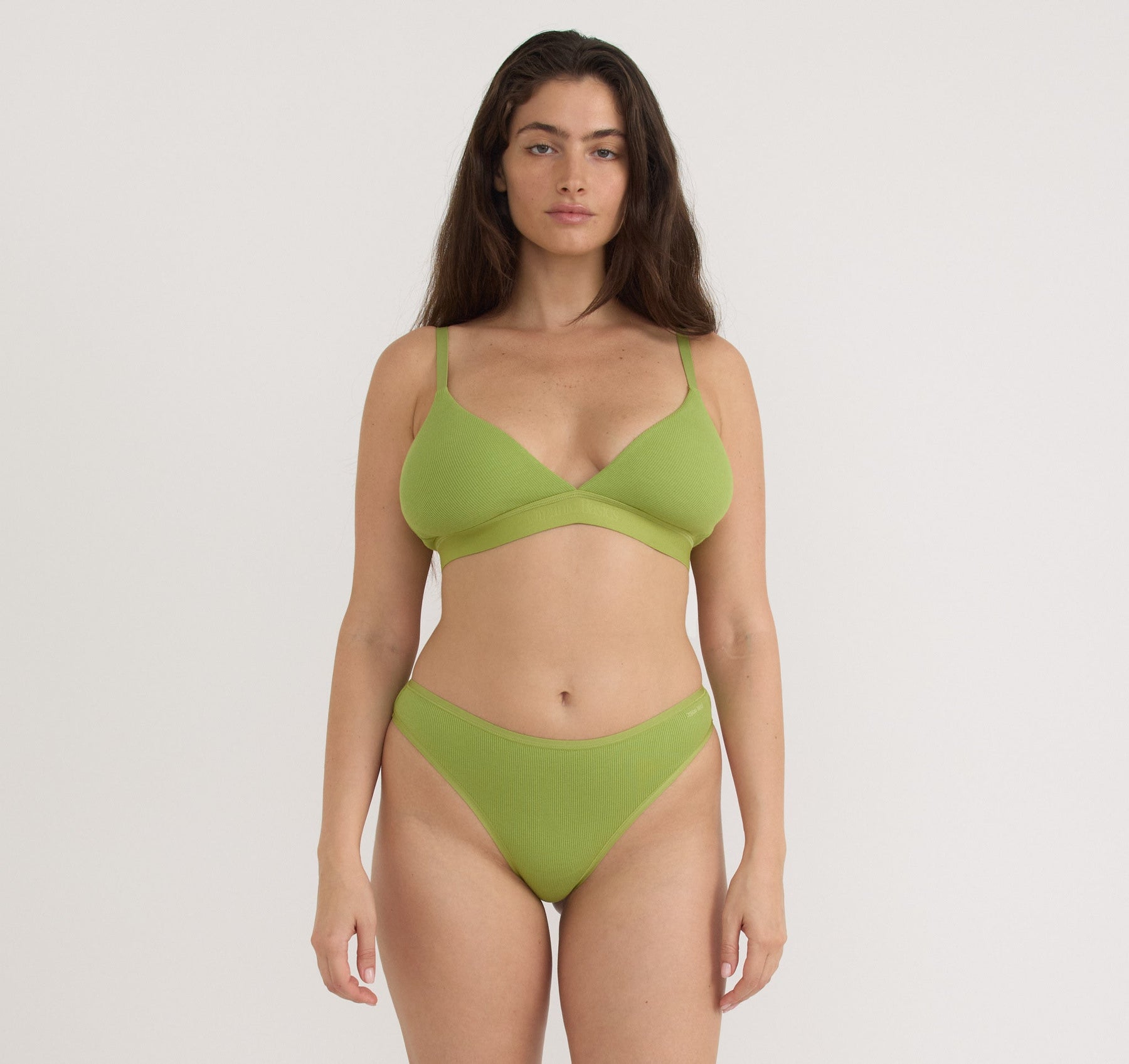 Core Rib Triangle Bralette