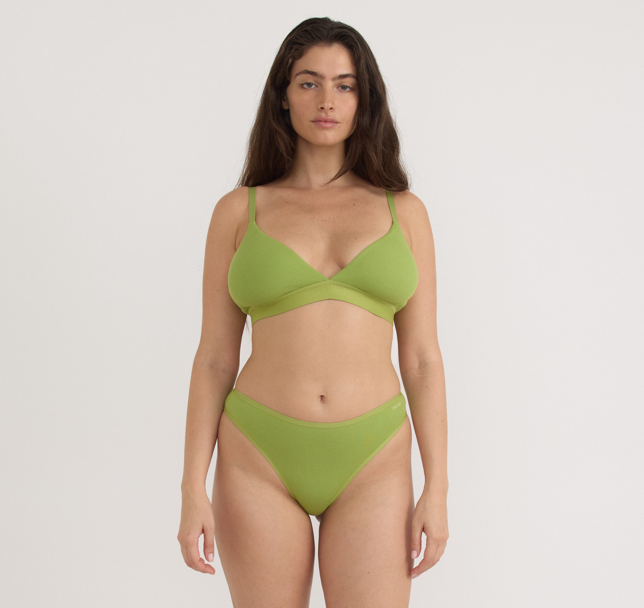 Core Rib Triangle Bralette