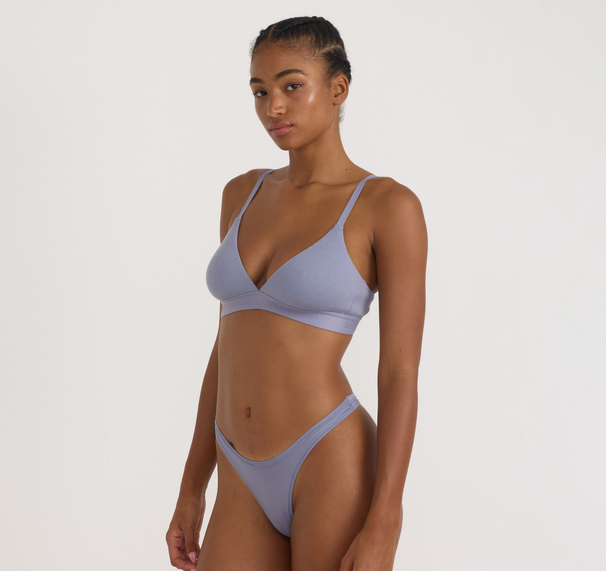 Core Rib Triangle Bralette