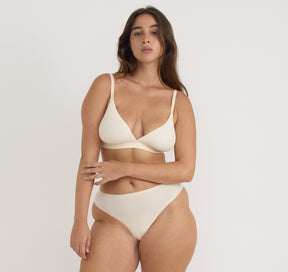 Core Rib Triangle Bralette