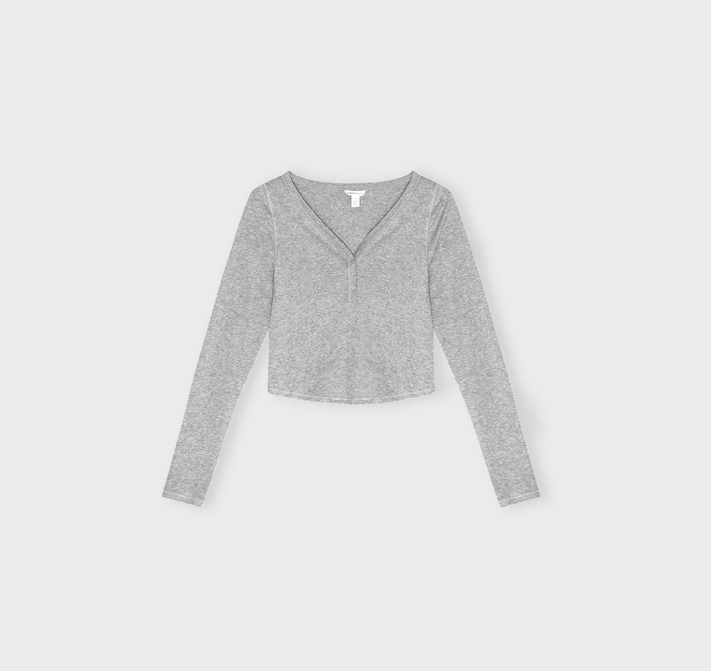 Core Sport Henley Long-Sleeve Tee