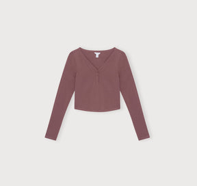 Core Sport Henley Long-Sleeve Tee