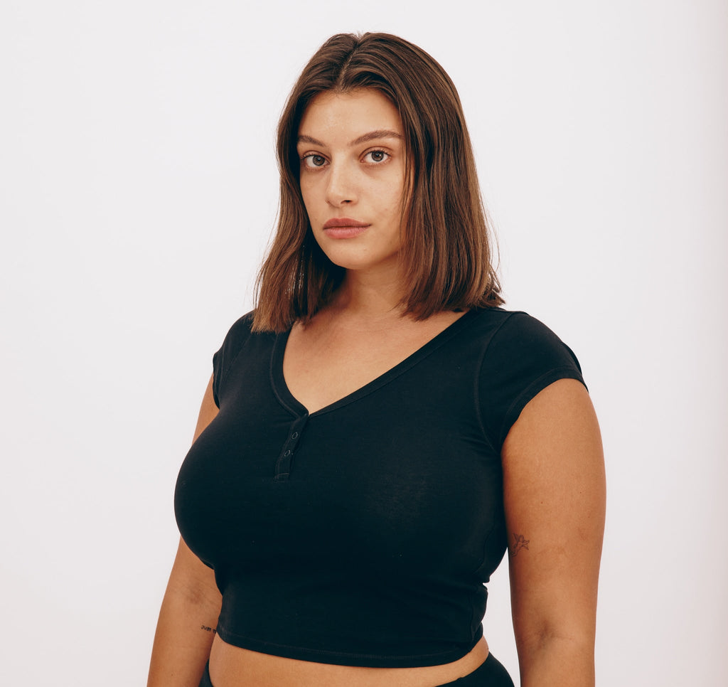 Core Sport Henley V Tee