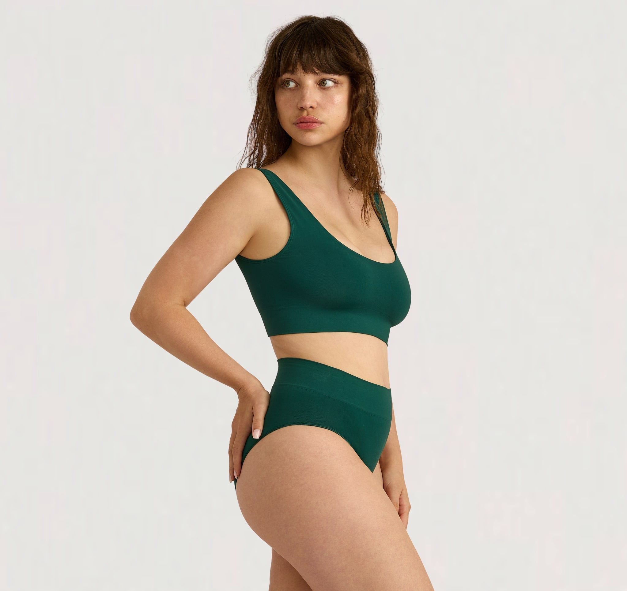 Smooth High-Leg Briefs