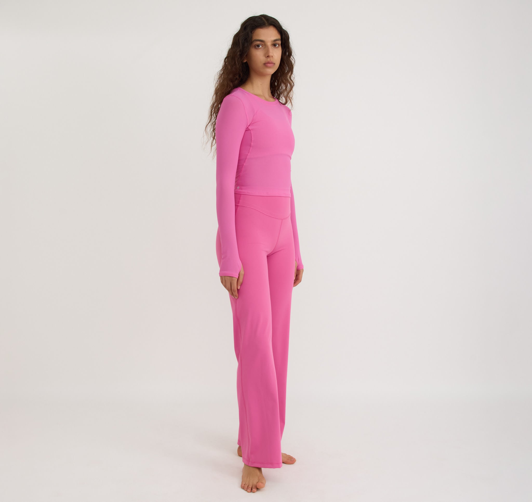 Active Mesh Long  Sleeve Tee