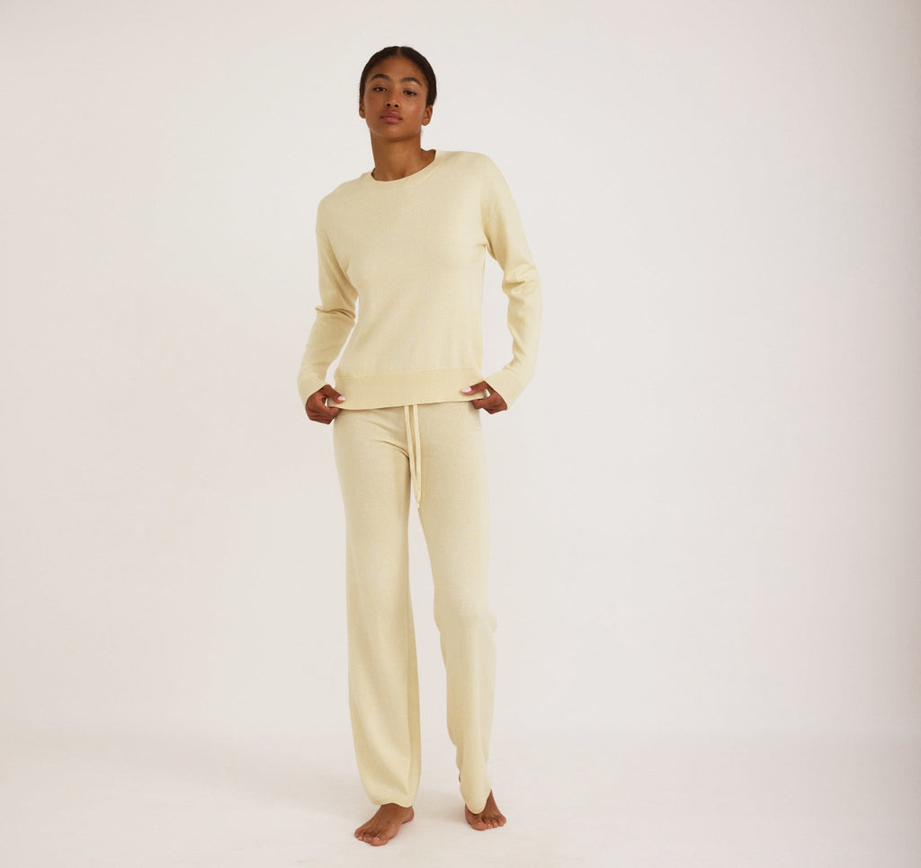 Soft Knit Boxy Crewneck Sweater