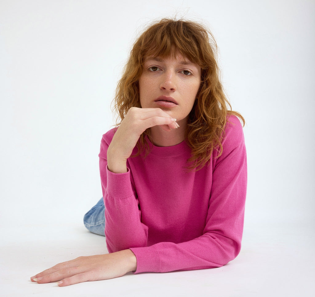 Soft Knit Boxy Crewneck Sweater