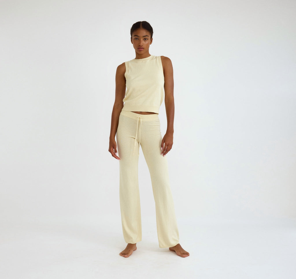 Soft Knit Straight Leg Pants
