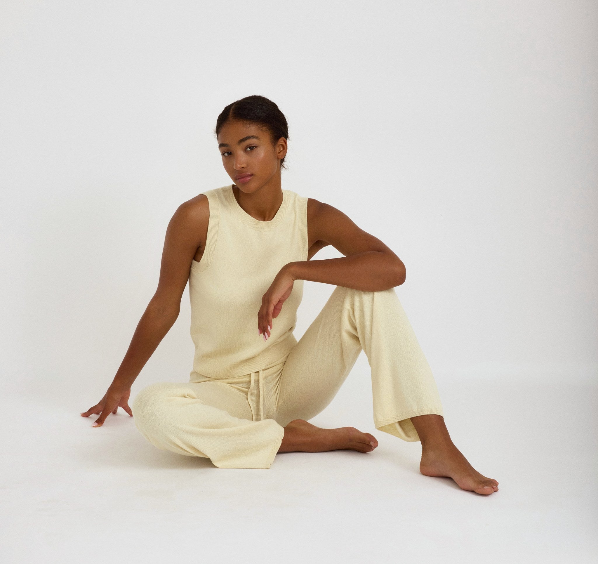 Soft Knit Straight Leg Pants