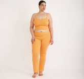 Soft Knit Rib Flare Pants