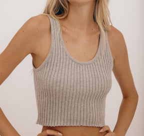 True Knit Crop Tank Top