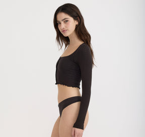 Pointelle Cardigan