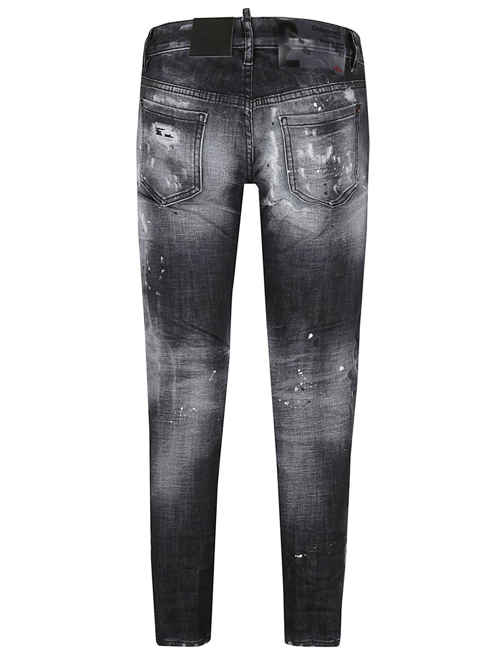 Dsquared2 Special Delivery Ripped Jeans in Black