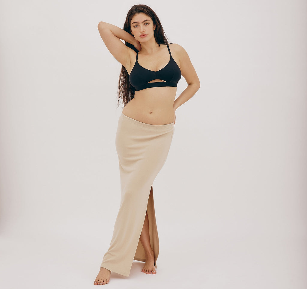 Soft Knit Maxi Skirt