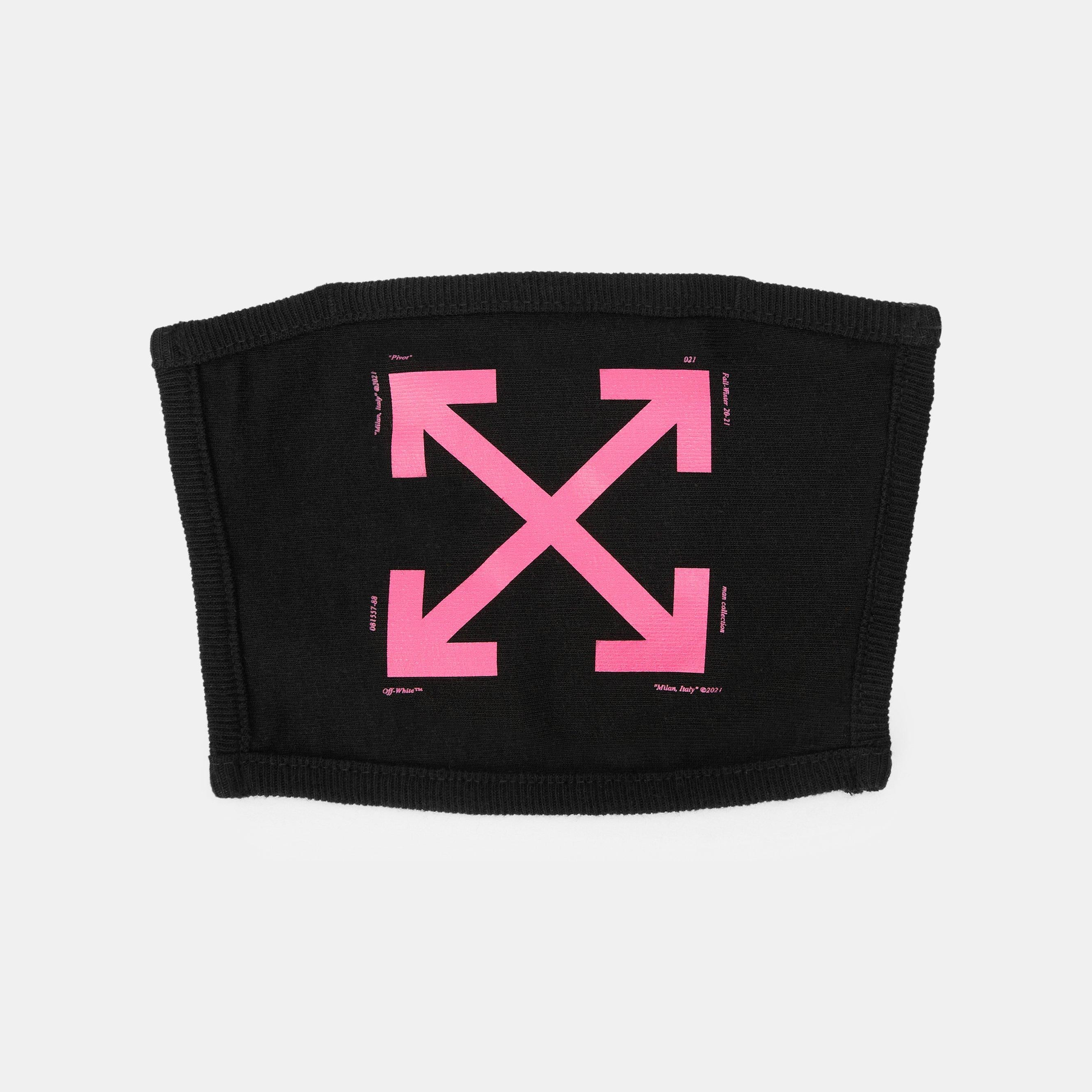 Diagonal Stripe Adjustable Face Mask