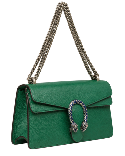 Dionysus Medium Green Shoulder Bag