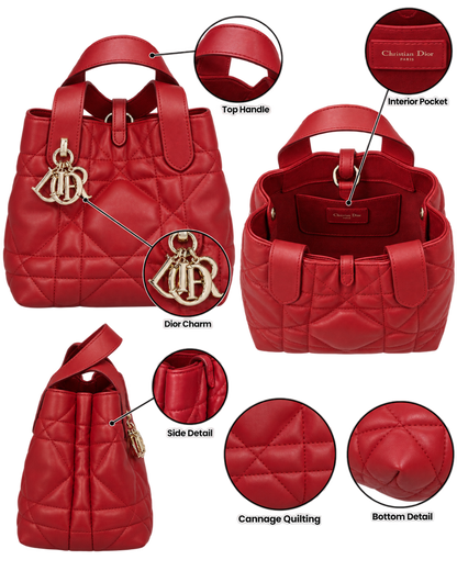 Dior Toujours Vertical Tote Bag