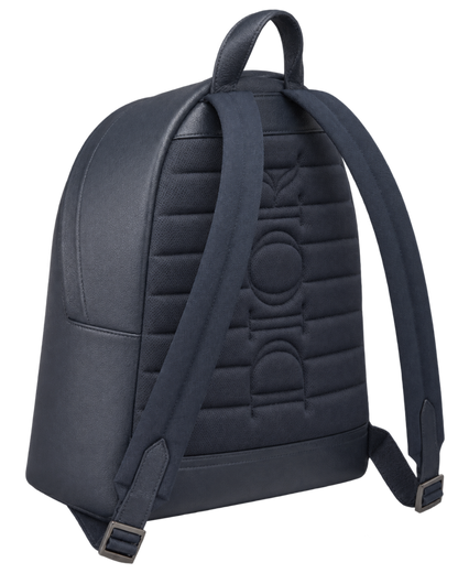 Dior x Hylton Nell Rider 2.0 Zip Backpack Grained Calfskin Print Navy Blue White