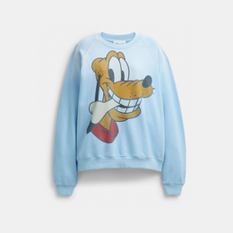 Disney X Coach Pluto Crewneck Sweatshirt