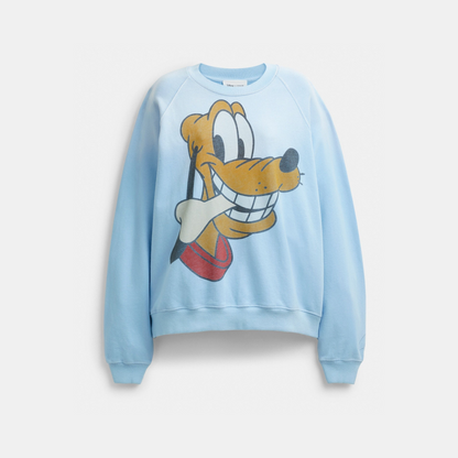 Disney X Coach Pluto Crewneck Sweatshirt