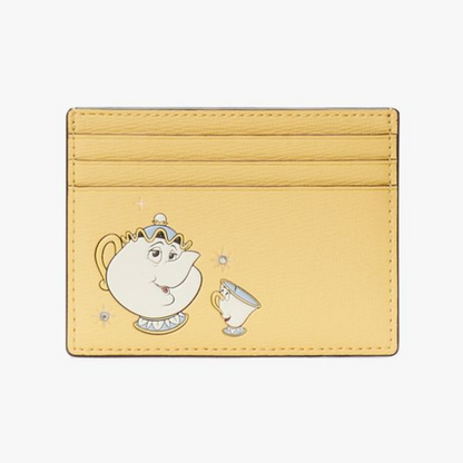 Disney X Kate Spade New York Beauty And The Beast Small Slim Card Holder