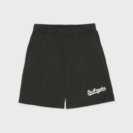 Dodgers Gym Short - Faded Black/White