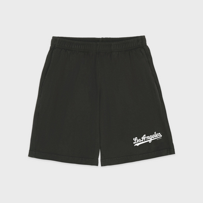 Dodgers Gym Short - Faded Black/White