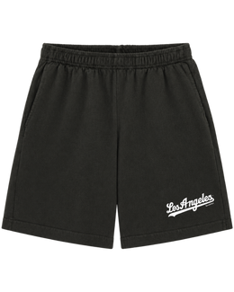 Dodgers Gym Short - Faded Black/White
