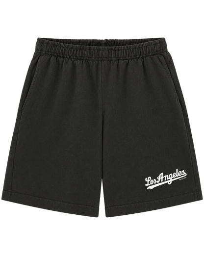 Dodgers Gym Short - Faded Black/White