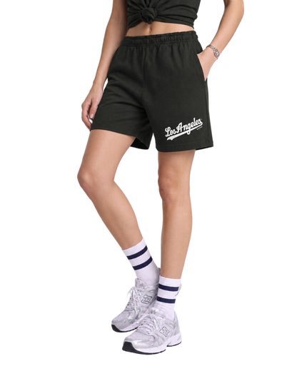 Dodgers Gym Short - Faded Black/White