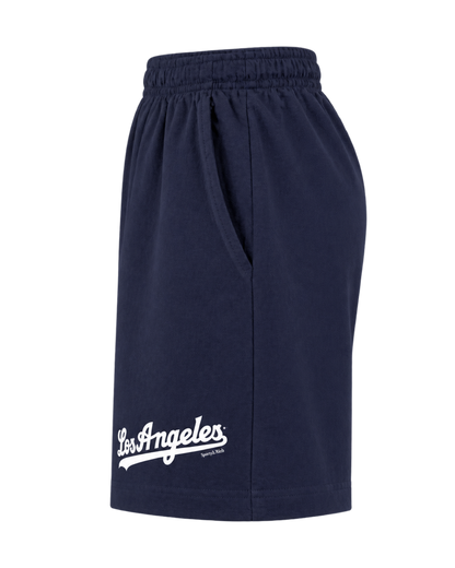Dodgers Gym Short - Navy/White