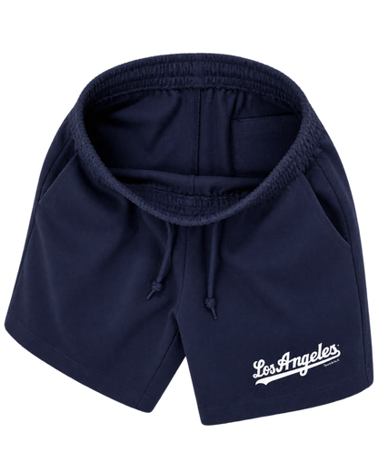 Dodgers Gym Short - Navy/White