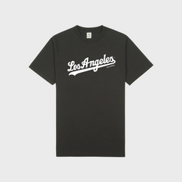 Dodgers T-Shirt - Faded Black/White