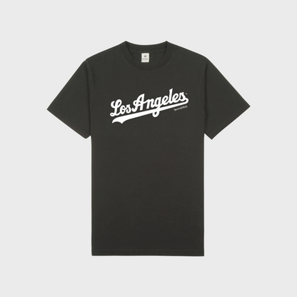 Dodgers T-Shirt - Faded Black/White