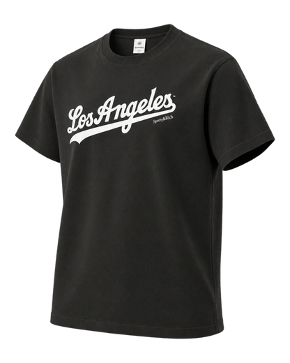 Dodgers T-Shirt - Faded Black/White