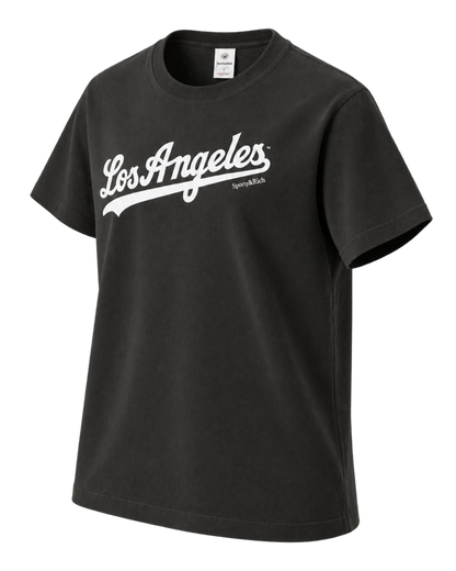 Dodgers T-Shirt - Faded Black/White