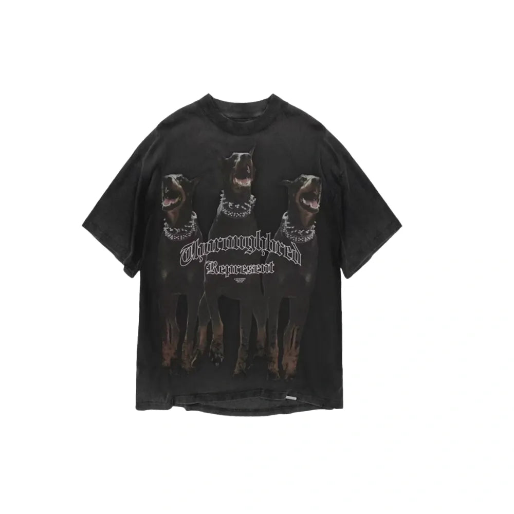 Represent Thoroughbred T-Shirt Vintage Black