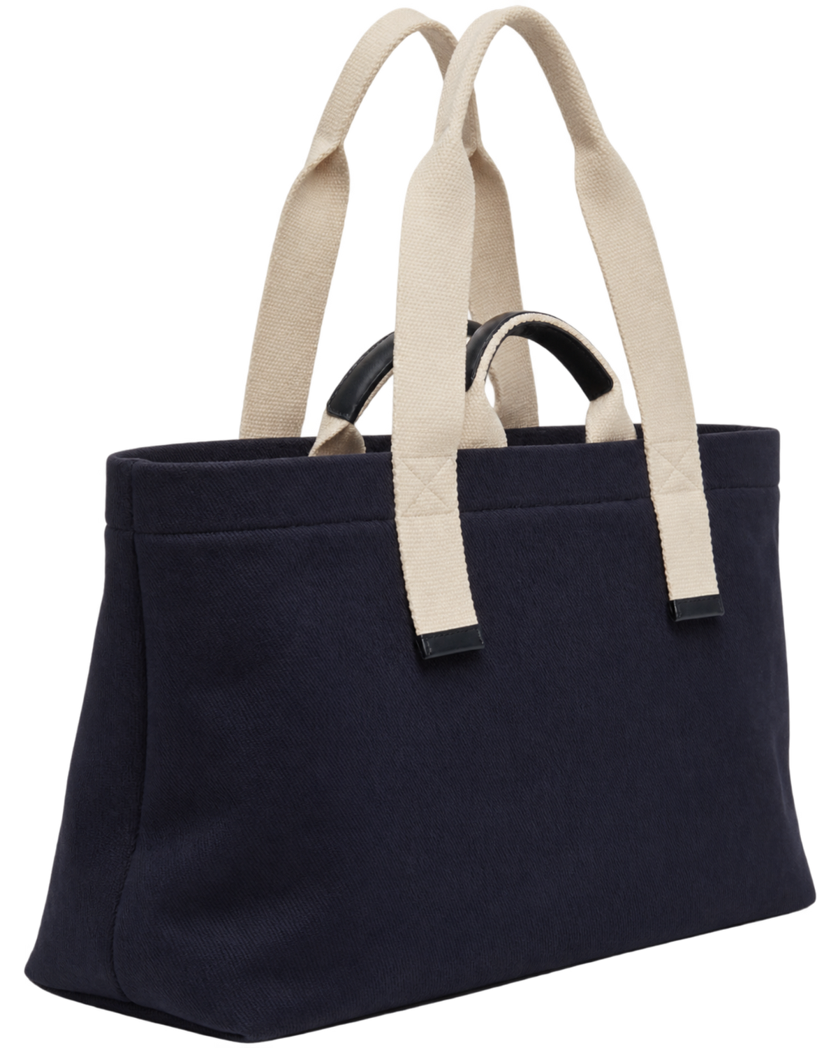 Dolce&Gabbana Navy Printed Drill Holdall Tote