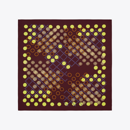 Dotted T Monogram Neckerchief