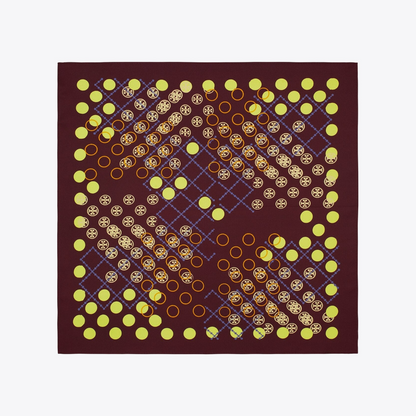 Dotted T Monogram Neckerchief