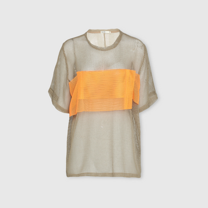 DOUBLE MESH BANDAGE TEE