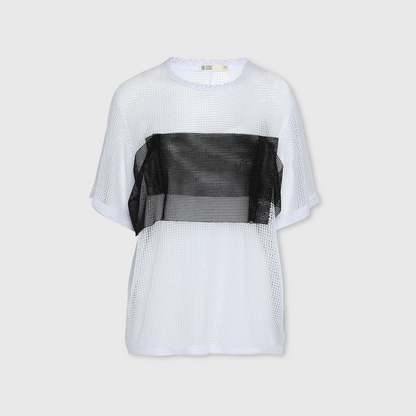 DOUBLE MESH BANDAGE TEE