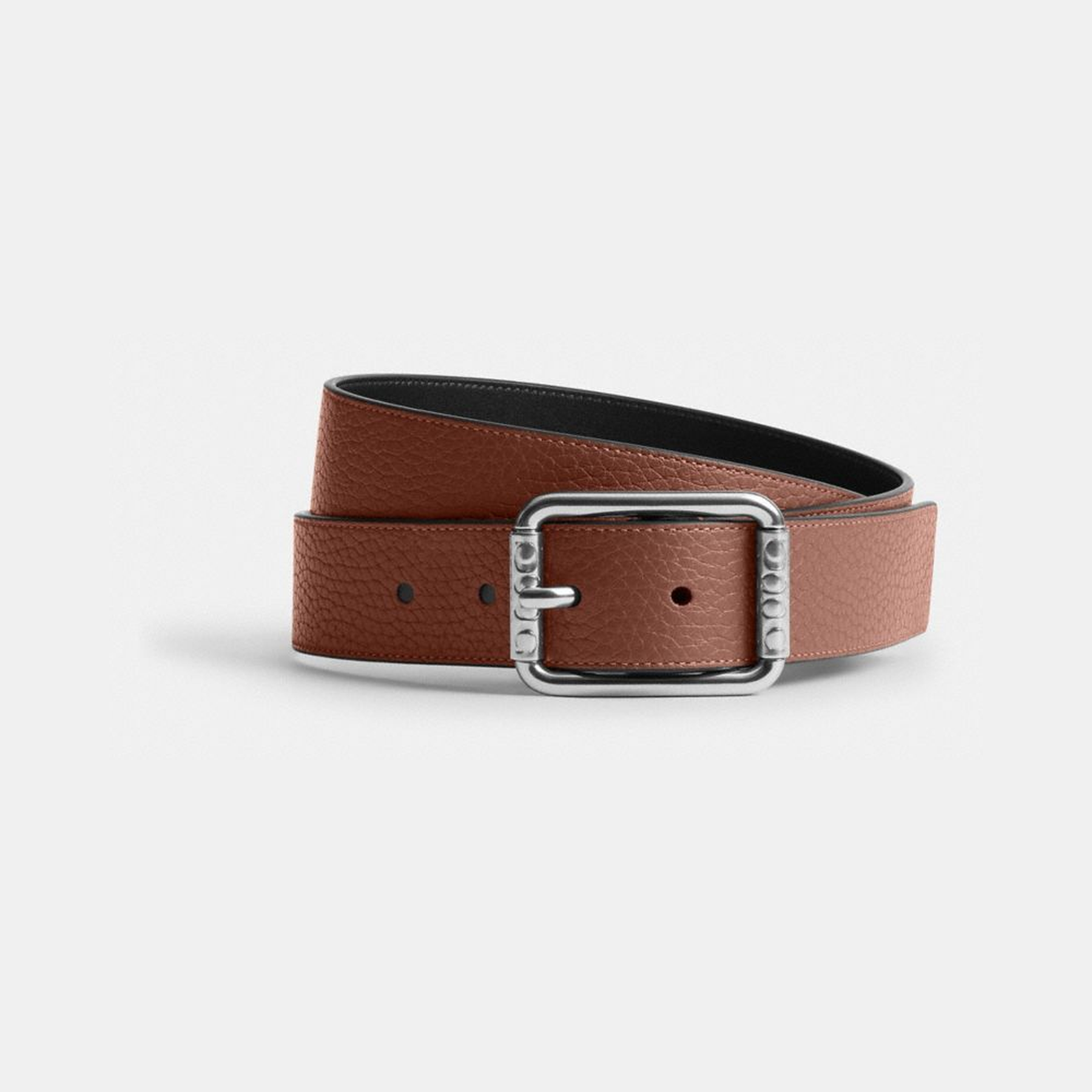 Double Roller Buckle Belt, 35 Mm