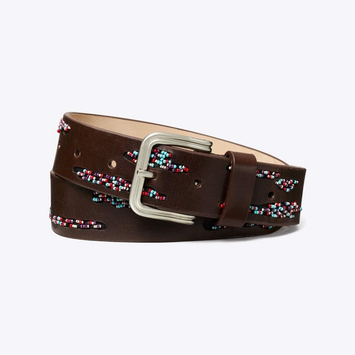 Double Wire Beaded Buckle Belt