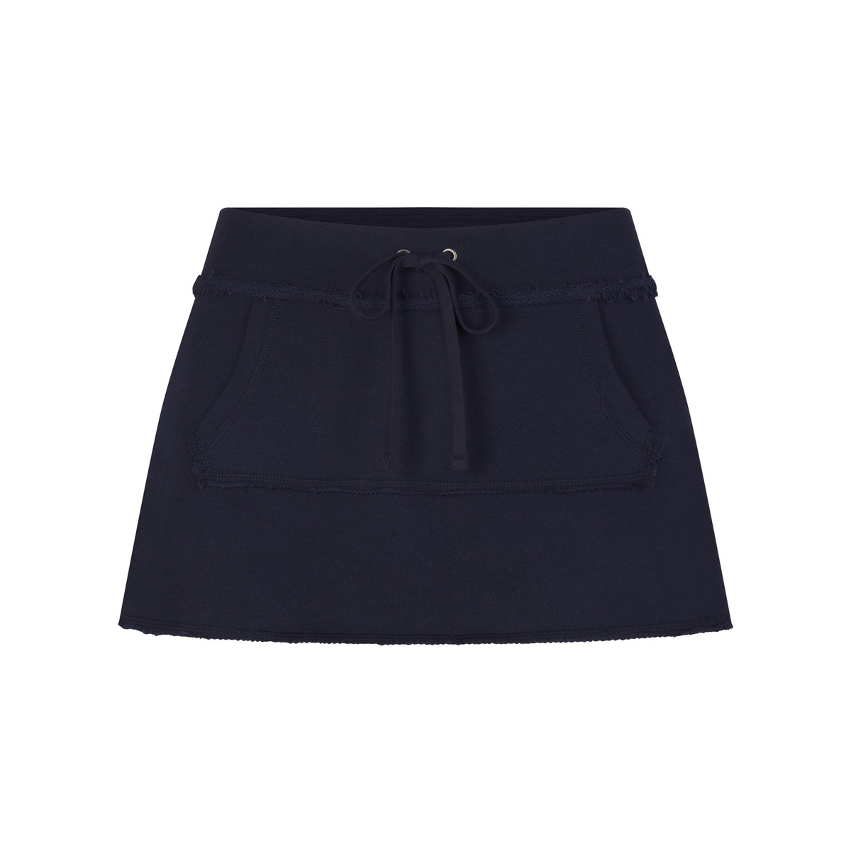Drapey French Terry Mini Skirt