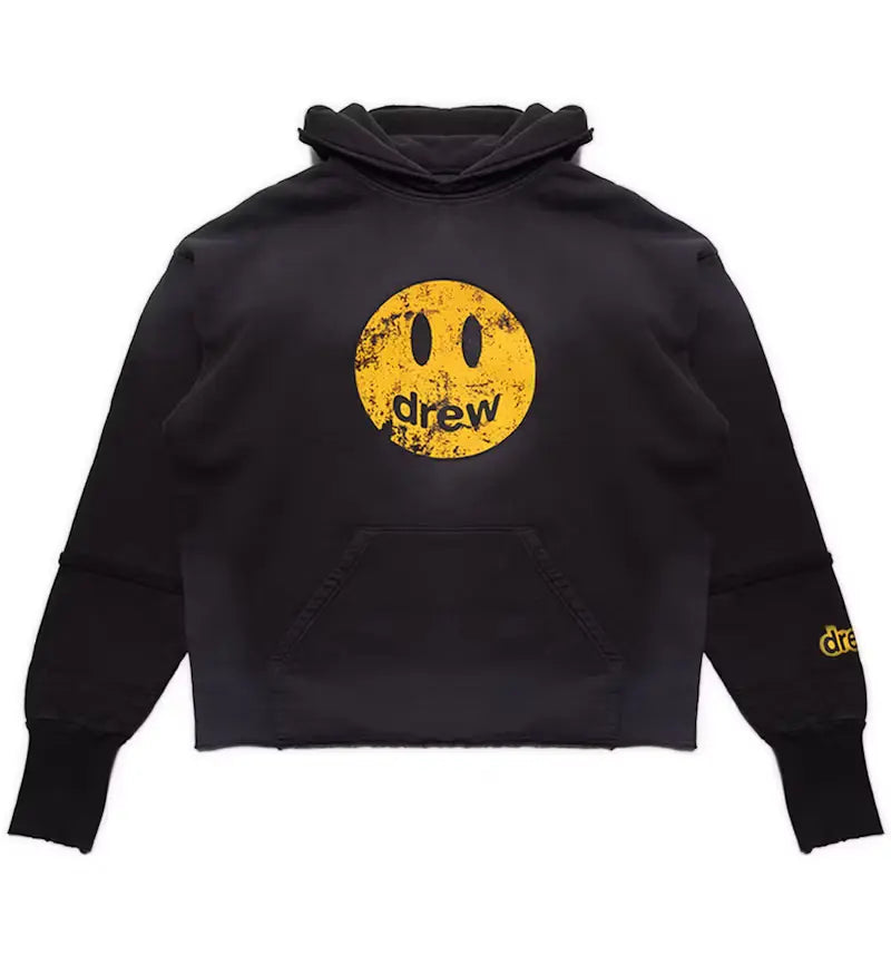 Drew House Deconstructed Mascot Hoodie 'Faded Black'