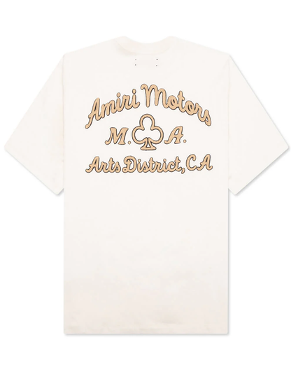 Amiri Motors T-Shirt in Alabaster